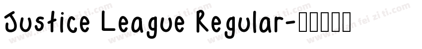 Justice League Regular字体转换